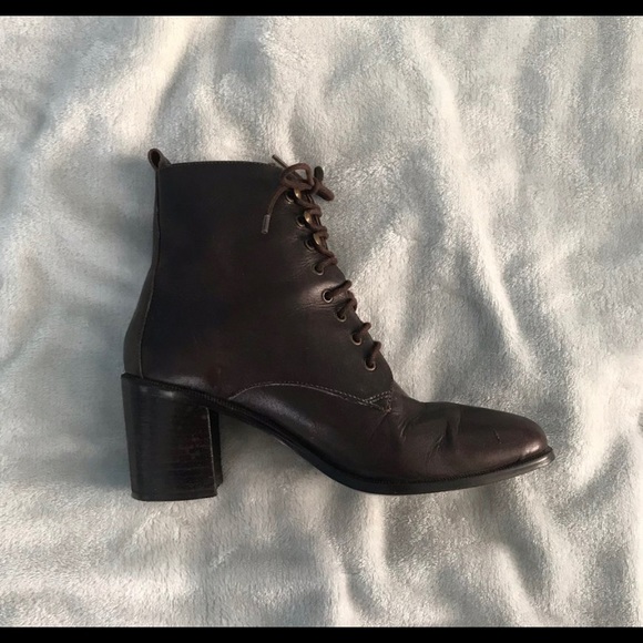 Shoes - Vintage leather brown boots